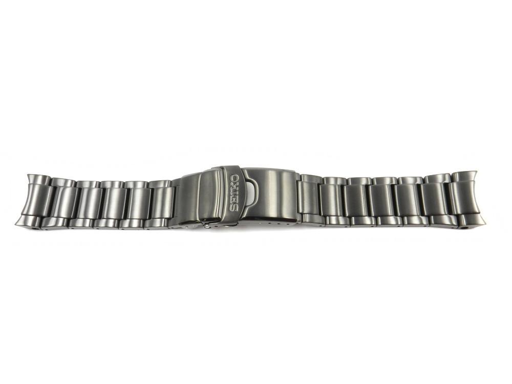 Genuine Seiko Solar Divers Black Tone 22mm Watch Bracelet image