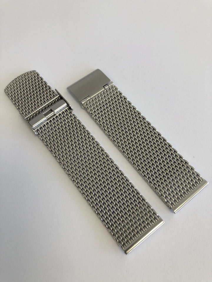 GENUINE SEIKO 5 STAINLESS STEEL 22MM MESH WATCH BRACELET image