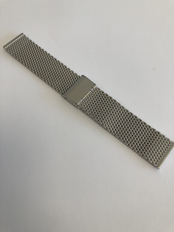 GENUINE SEIKO 5 STAINLESS STEEL 22MM MESH WATCH BRACELET image