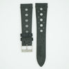 Black Vintage Racing Leather Watch Strap image