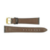 Movado 18mm Brown Leather Crocodile Watch Band image