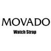 Genuine Movado Black Lizard Grain Leather 12mm Watch Strap image