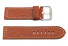 Genuine Textured Leather Heavy Padding Panerai Style Watch Band image