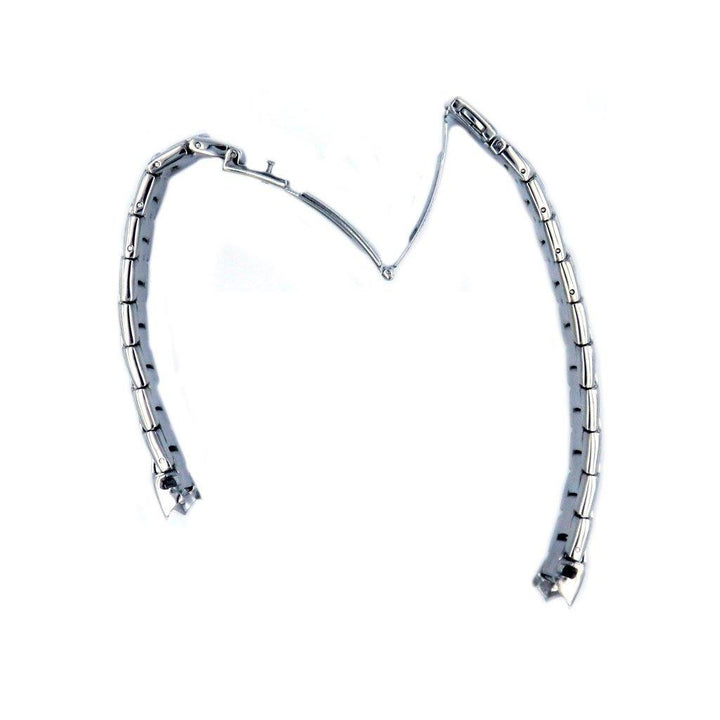 Genuine Pulsar Stainless Steel Push Button Fold-Over Clasp 22mm Watch Bracelet image