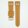 Rivet Pilot Tan Leather Watch Band image