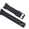 Pulsar PP126X Black Silicone-Rubber Watch Strap image