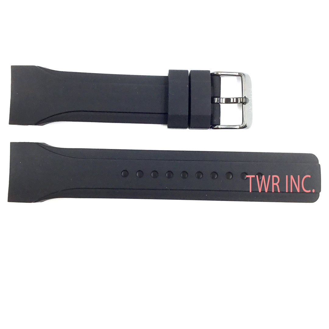 Pulsar PP126X Black Silicone-Rubber Watch Strap image