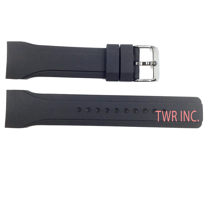 Pulsar PP126X Black Silicone-Rubber Watch Strap image