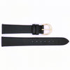 Genuine Timex Black Calfskin Smooth Leather 16mm Watch Strap image