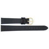 Genuine Timex Black Calfskin Smooth Leather 14mm Watch Strap image