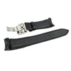 Genuine Seiko Ananta Series Black Crocodile Leather 24mm Watch Strap image
