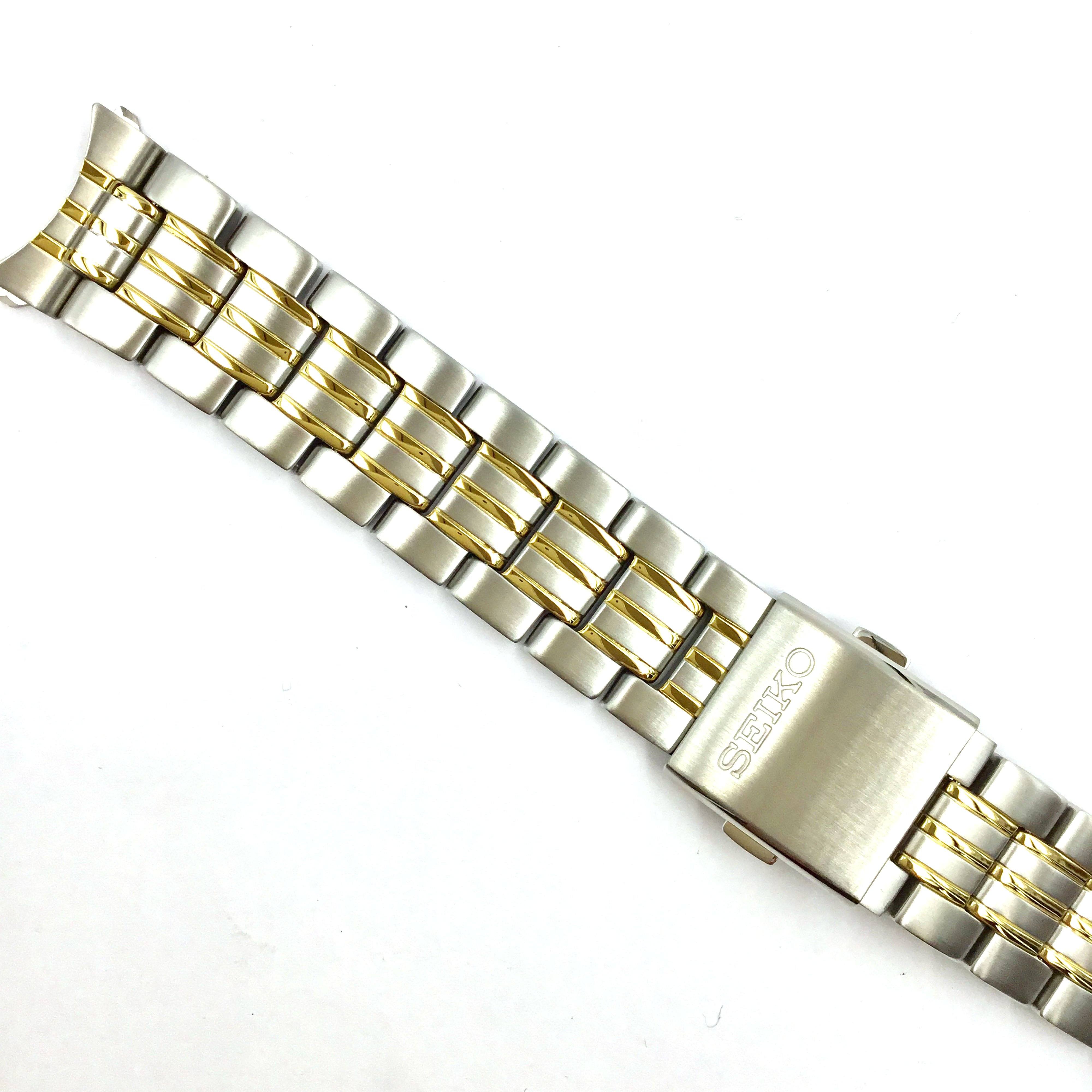 Seiko 35C4XZ-L Stainless Steel Dual-Tone Watch Bracelet