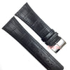 Genuine Skagen Black Textured Leather 28mm Watch Strap - Screws image