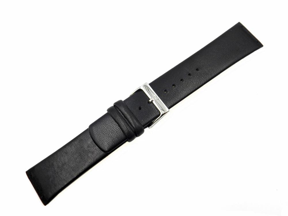 Genuine Skagen Black Genuine Leather 23mm Watch Strap Screws Total Watch Repair SKW6104