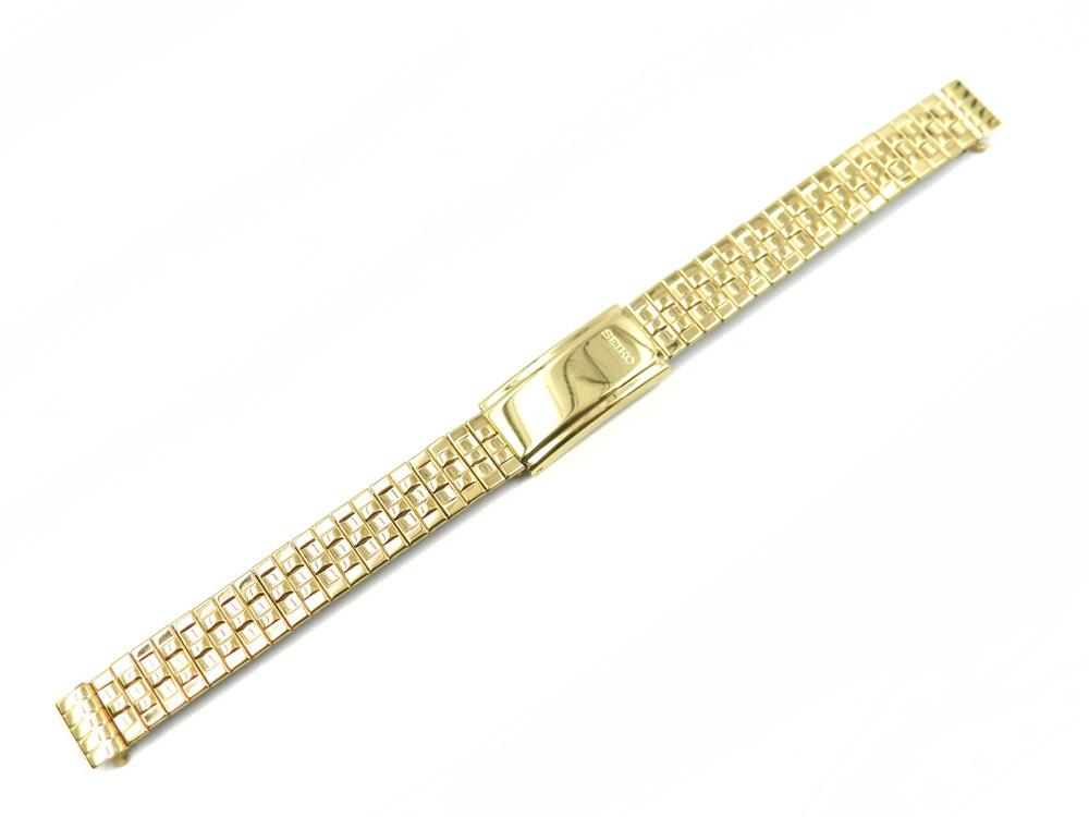 Genuine Seiko Ladies Gold Tone Expansion Watch Band