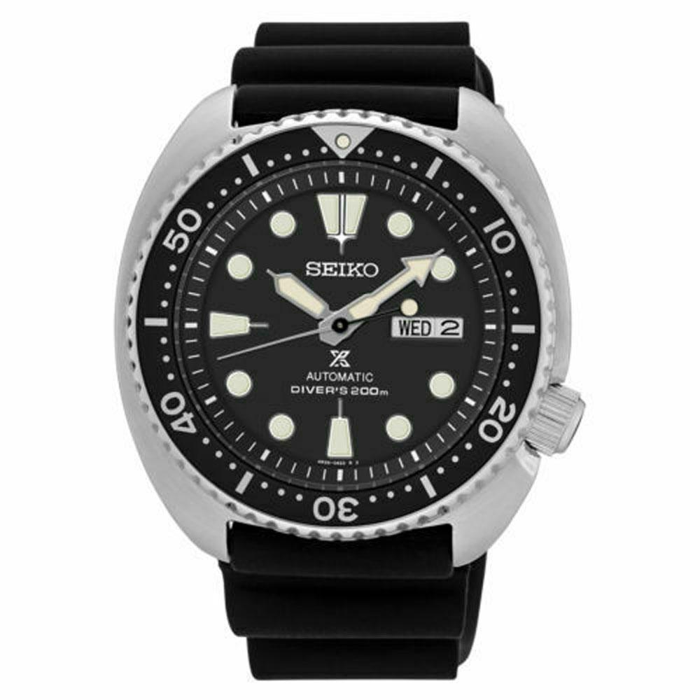 時計 SEIKO SRP777 Seiko SRP777 Prospex Automatic Diver Black Dial Silicone Strap