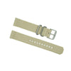 Seiko 18mm Beige Cloth Nylon Watch Strap