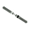 Seiko Black and Stainless Steel 22mm Watch Bracelet image