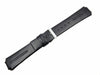 Genuine Skagen Black Genuine Leather 20mm Watch Strap - Pins image