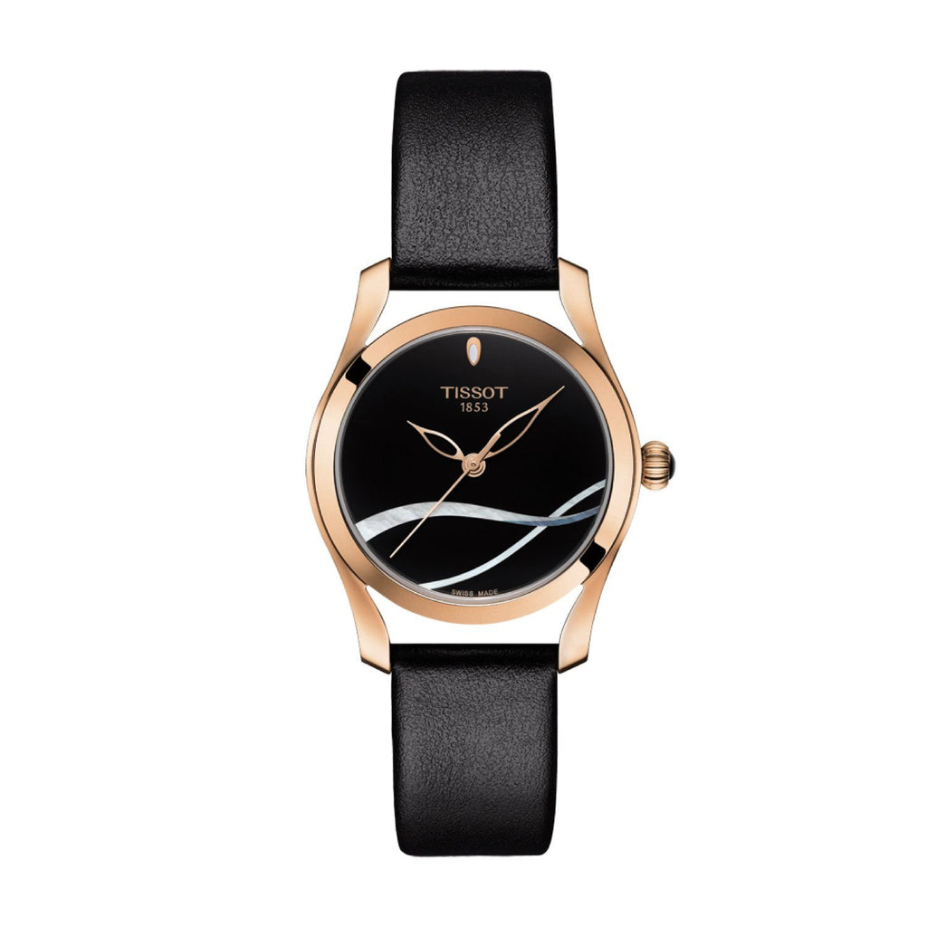 Genuine Tissot 15mm T Wave ll Black Leather Strap by Tissot Total Watch Repair