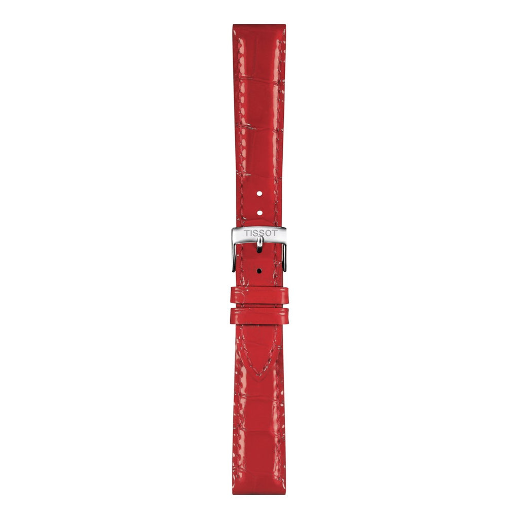 Tissot 16mm PR 100 Red Leather Strap