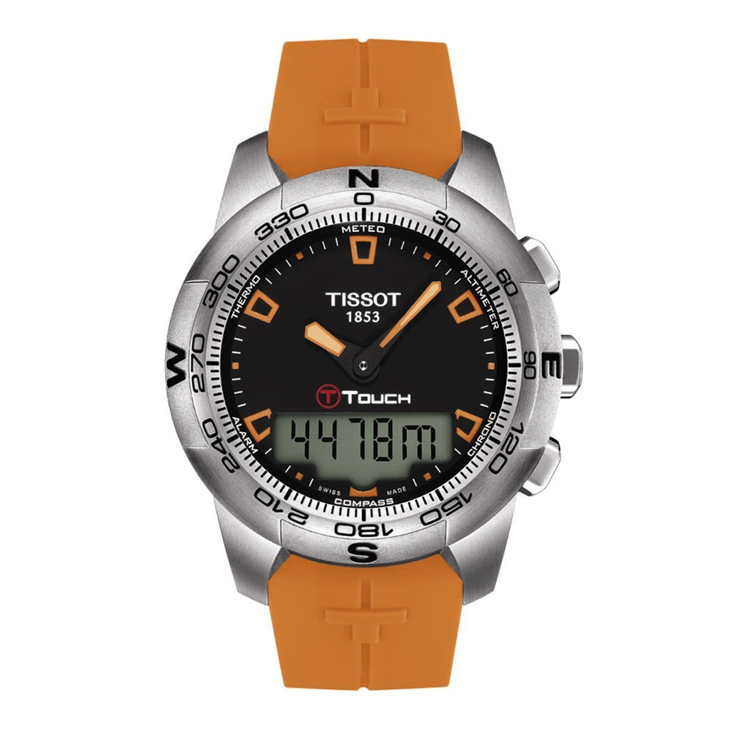 Tissot watch deals orange strap