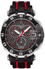 TISSOT T-RACE MOTO GP BLACK AND RED RUBBER STRAP image