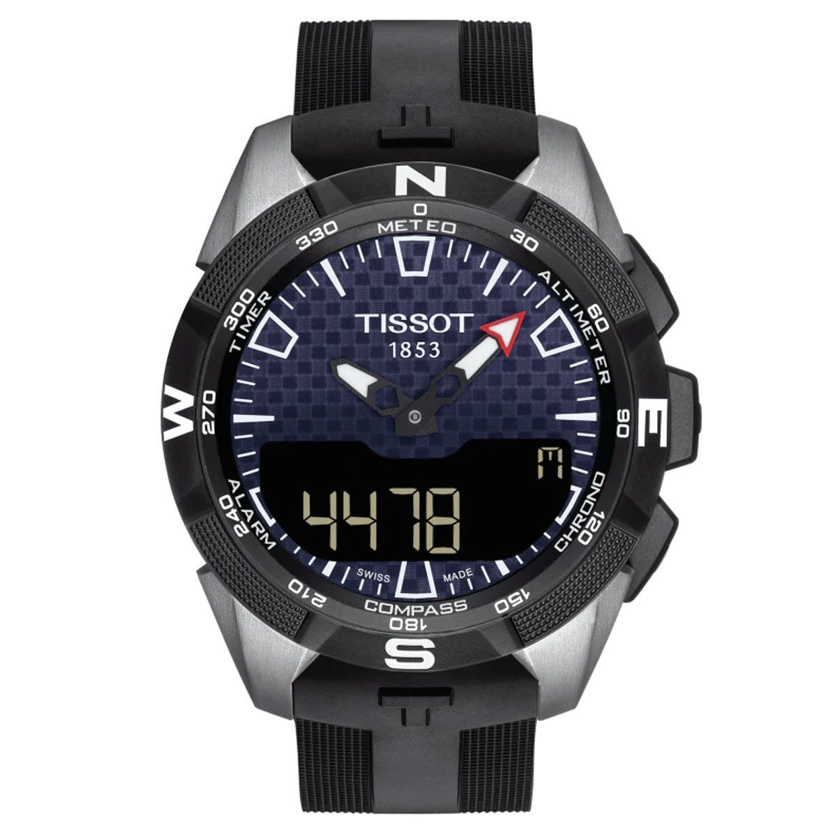 TISSOT T-TOUCH EXPERT SOLAR II BLACK RUBBER STRAP – Total Watch Repair