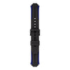 Genuine Tissot 22mm T-Race Cycling Black & Blue Silicone Rubber Strap by Tissot