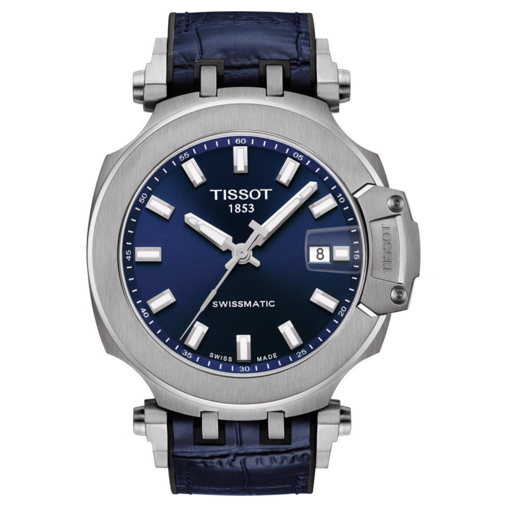 Tissot blue leather best sale strap