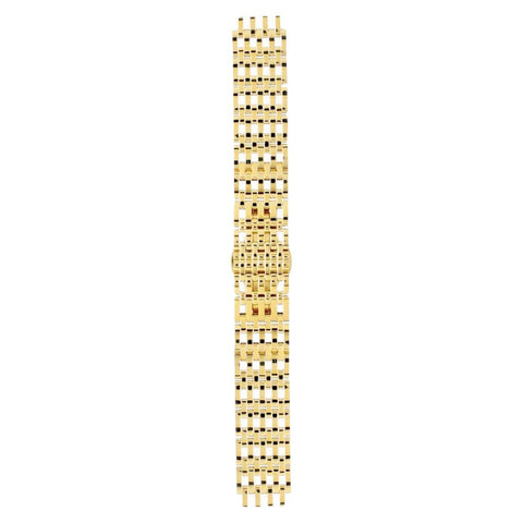 Genuine Tissot 16.8mm Six-T Gold Coated Steel Bracelet by Tissot