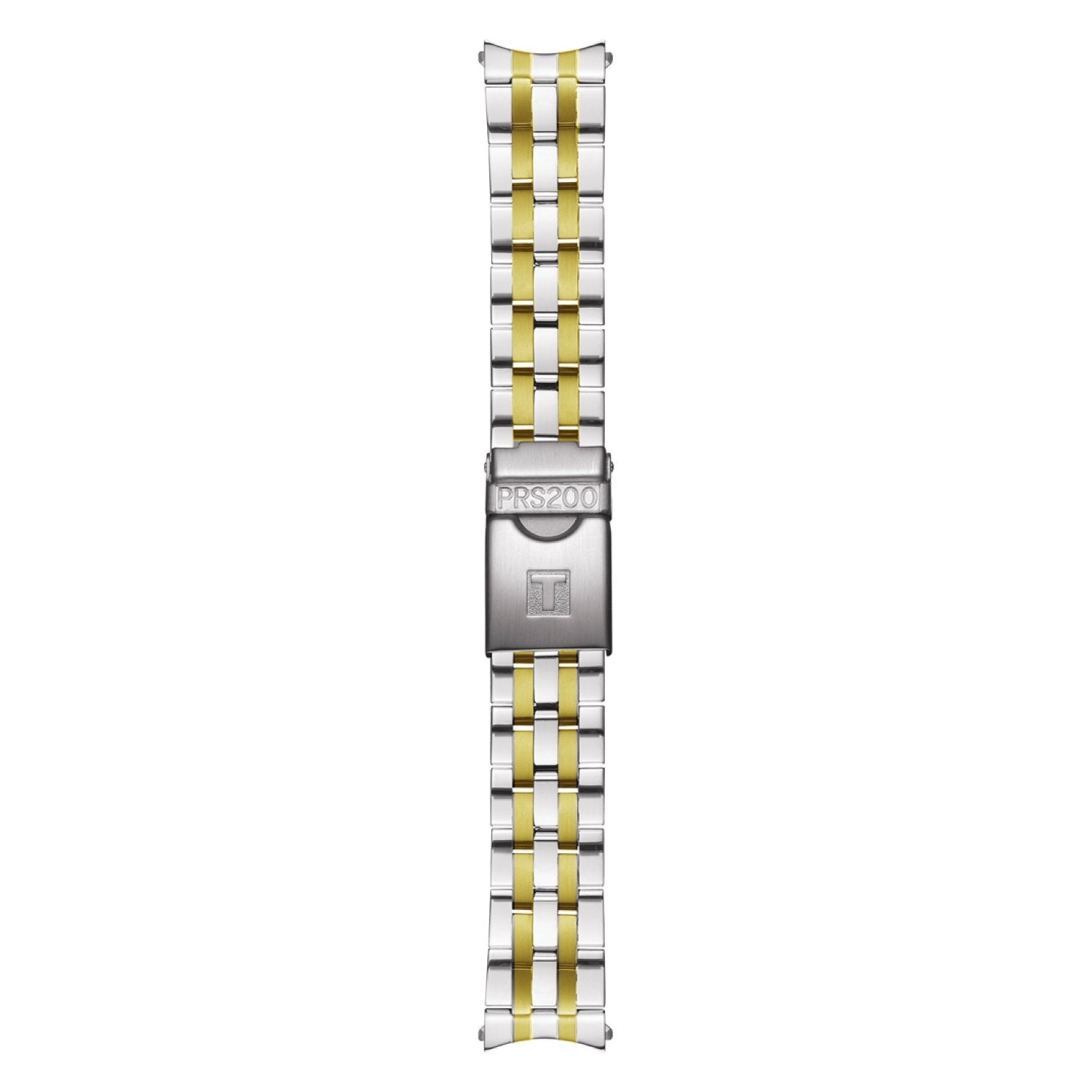 Genuine Tissot 19mm PRC200 Two-Tone Coated Steel Bracelet by