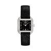 Tissot 14mm T-Wave Black satin over leather strap without buckle image
