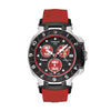 Tissot 21mm T-Race Red Silicone Rubber Strap without Buckle image