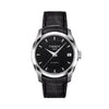 Tissot 18mm Couturier Black Leather Strap without Buckle image