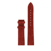 Genuine Tissot 16mm  Chemin Des Tourelles Red Leather Strap without Buckle by Tissot