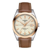 Tissot 20mm Gentleman Brown leather strap without buckle image