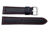 Genuine Leather With Contrast Stitching Replacement Watch Strap image