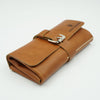 Tan Leather Watch Roll for 3 watches image