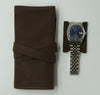 Soft Brown Leather Watch Roll for 3 watches image