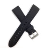Bandenba YH8620 Black Rubber 22mm Curved End Watch Band image