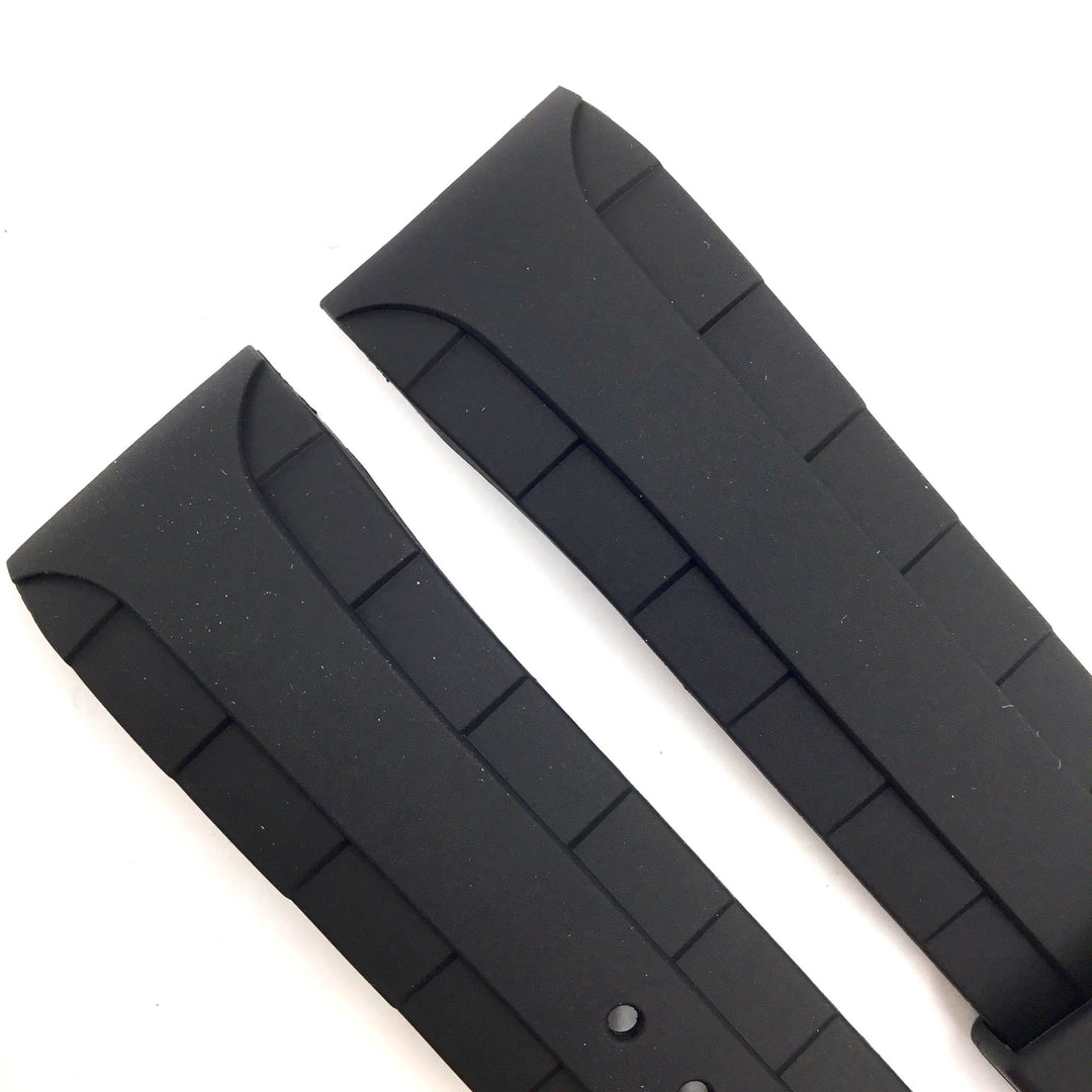 Bandenba YH9342 Black Rubber 24mm Watch Band image