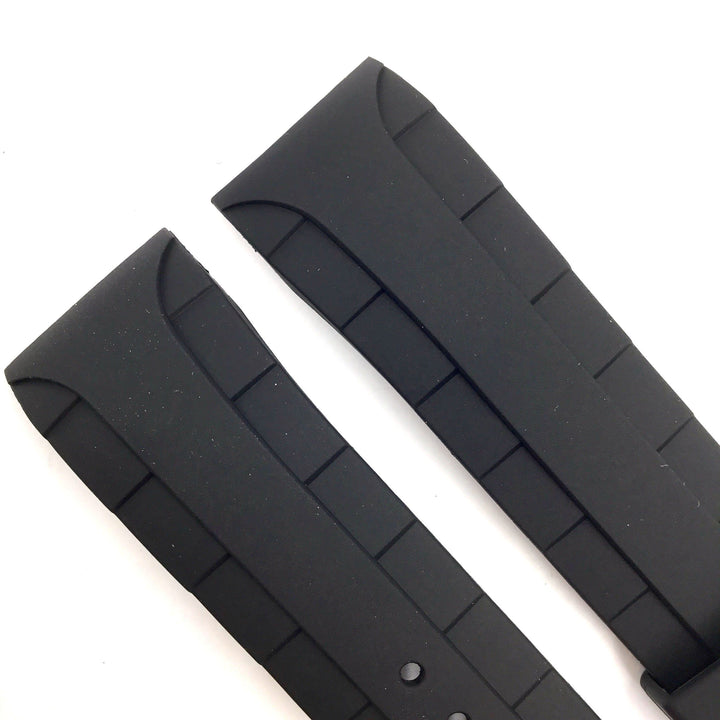 Bandenba YH9342 Black Rubber 24mm Watch Band image