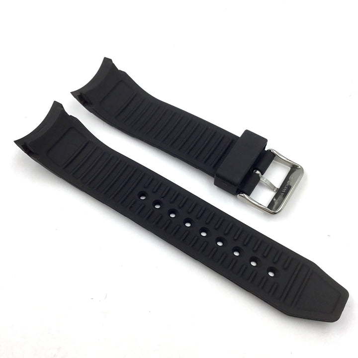 Bandenba YH9342 Black Rubber 24mm Watch Band image