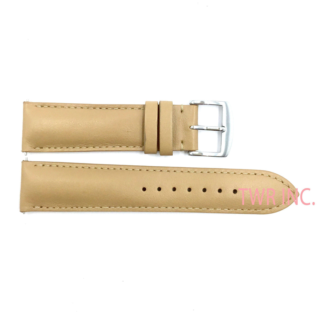 ZRC 301 Beige Genuine Leather 16mm-22mm Watch Band image