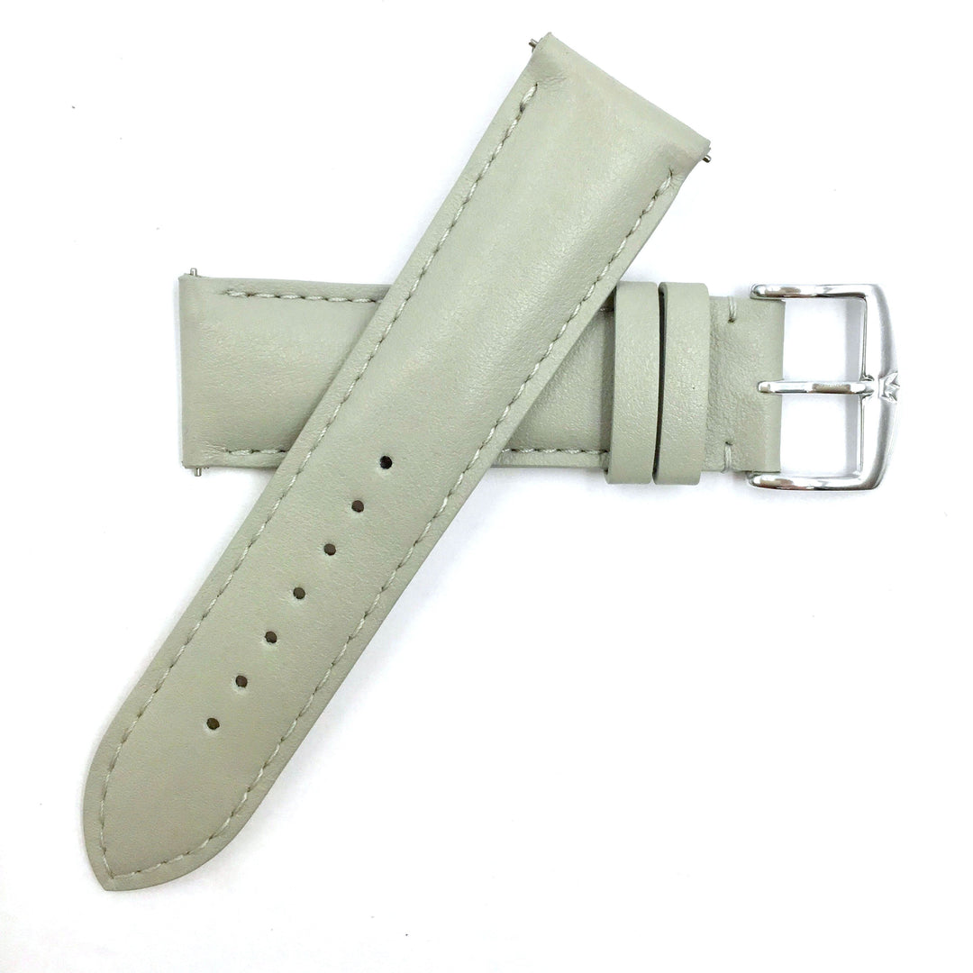 ZRC 301 Gray Genuine Leather 16mm-22mm Watch Band image
