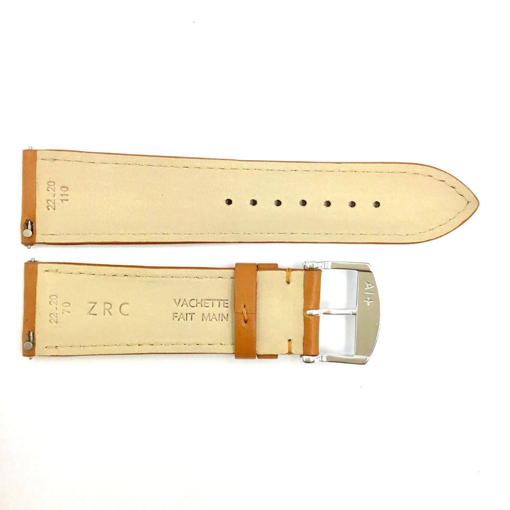 ZRC 301 Tan Genuine Leather 16mm-22mm Watch Band image