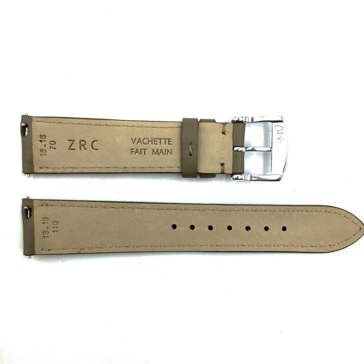 ZRC 301 Taupe Genuine Leather 16mm-22mm Watch Band image