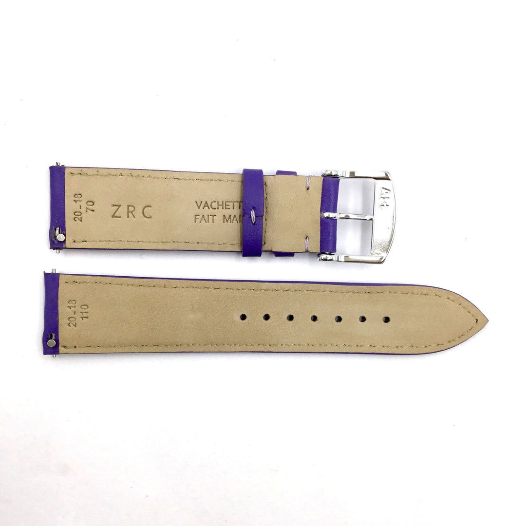 ZRC 301 Purple Genuine Leather 16mm-22mm Watch Band image
