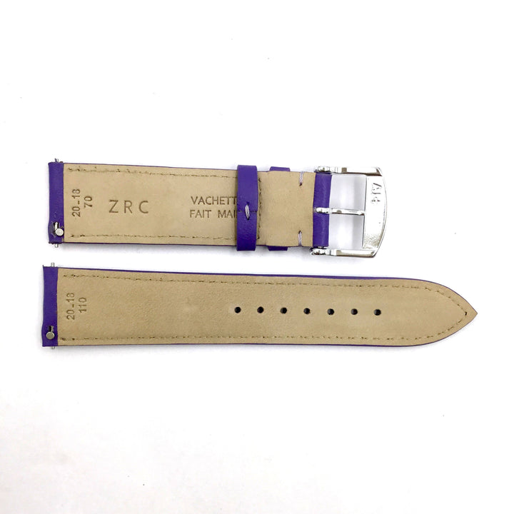 ZRC 301 Purple Genuine Leather 16mm-22mm Watch Band image